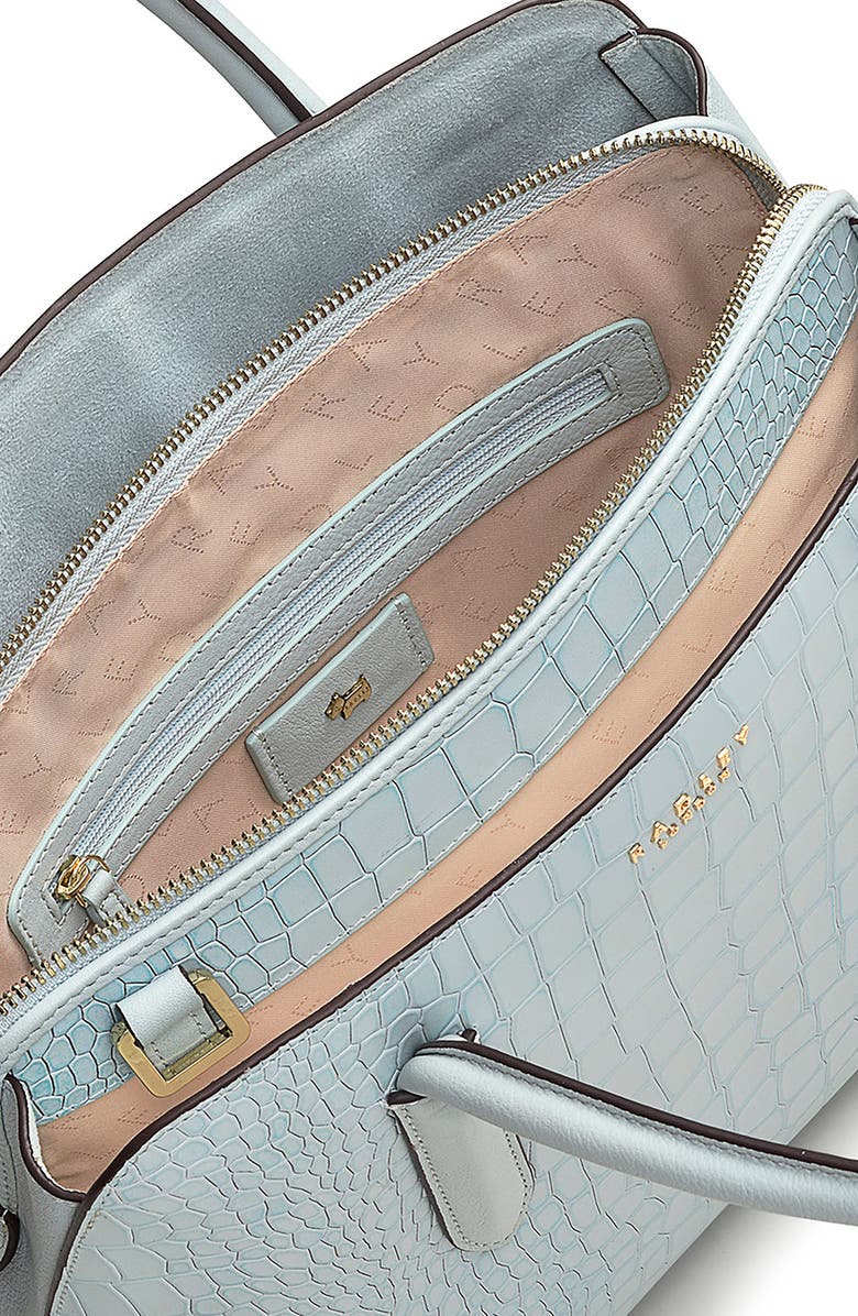 Radley Liverpool Street 2.0 Medium Croc Embossed Crossbody Bag, Alternate, color,