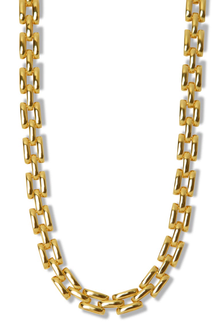 Porto Link Chain Necklace, Main, color, GOLD