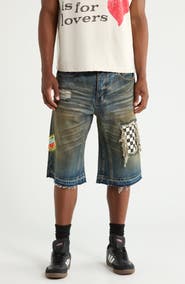 DIET STARTS MONDAY Venice Distressed Denim Shorts