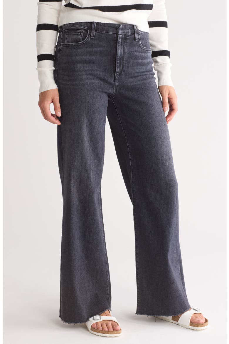 Long Gaucho Pants, Main, color, WASHED BLACK