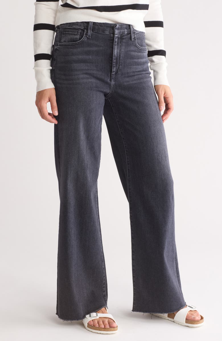 Frank & Eileen Long Gaucho Pants, Main, color, Washed Black