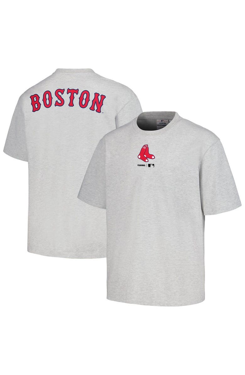 PLEASURES Men's PLEASURES  Gray Boston Red Sox Mascot T-Shirt, Main, color, 