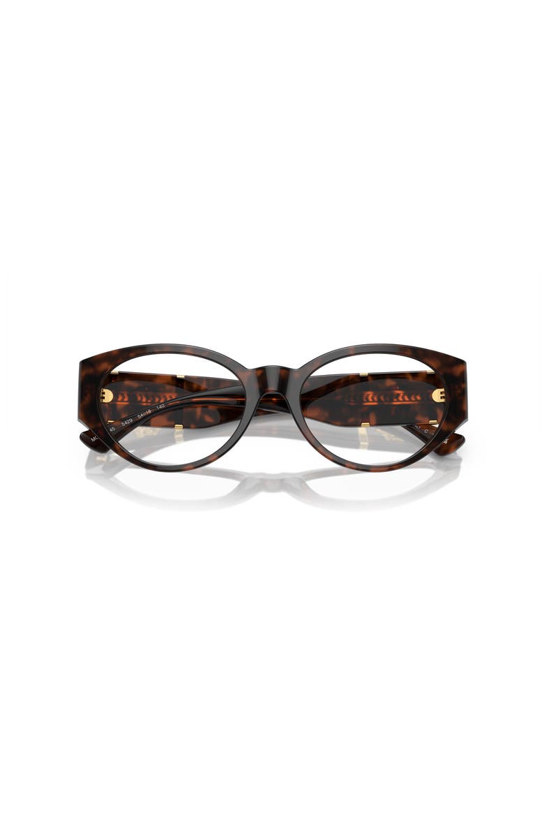 54mm Oval optical glasses, Alternate, color, Tortoise