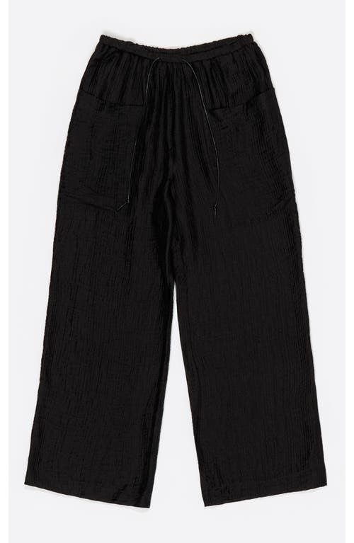 Bimba Y Lola Trousers With Maxi Pockets In Black