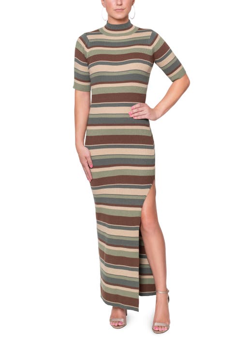 Esme Striped Sweater Knit Dress