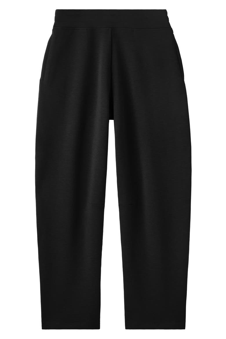 Dreamglow Barrel Leg Pants, Alternate, color, PURE BLACK HEATHER