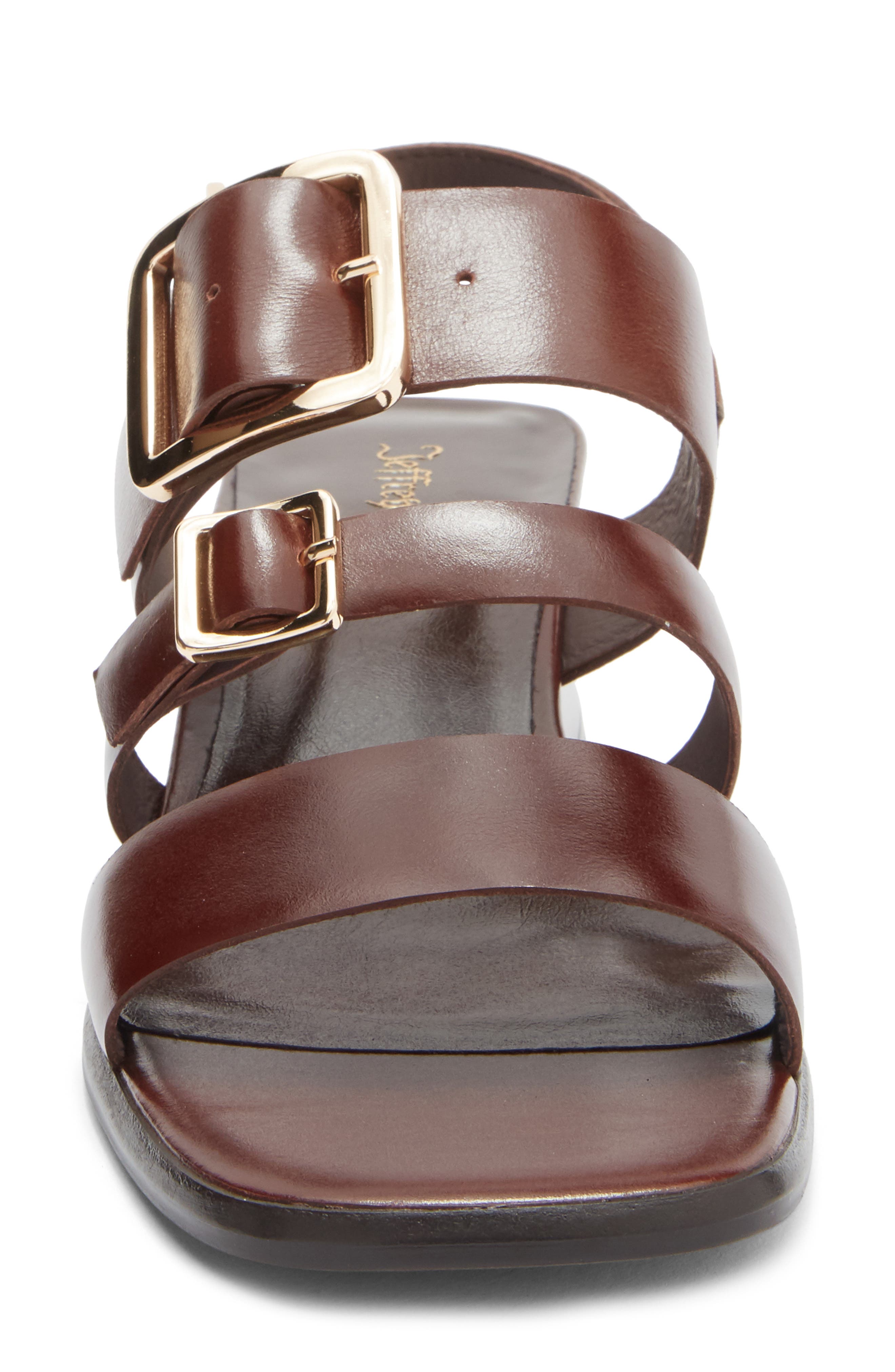 Righteous Cage Sandal, Alternate, color, BROWN