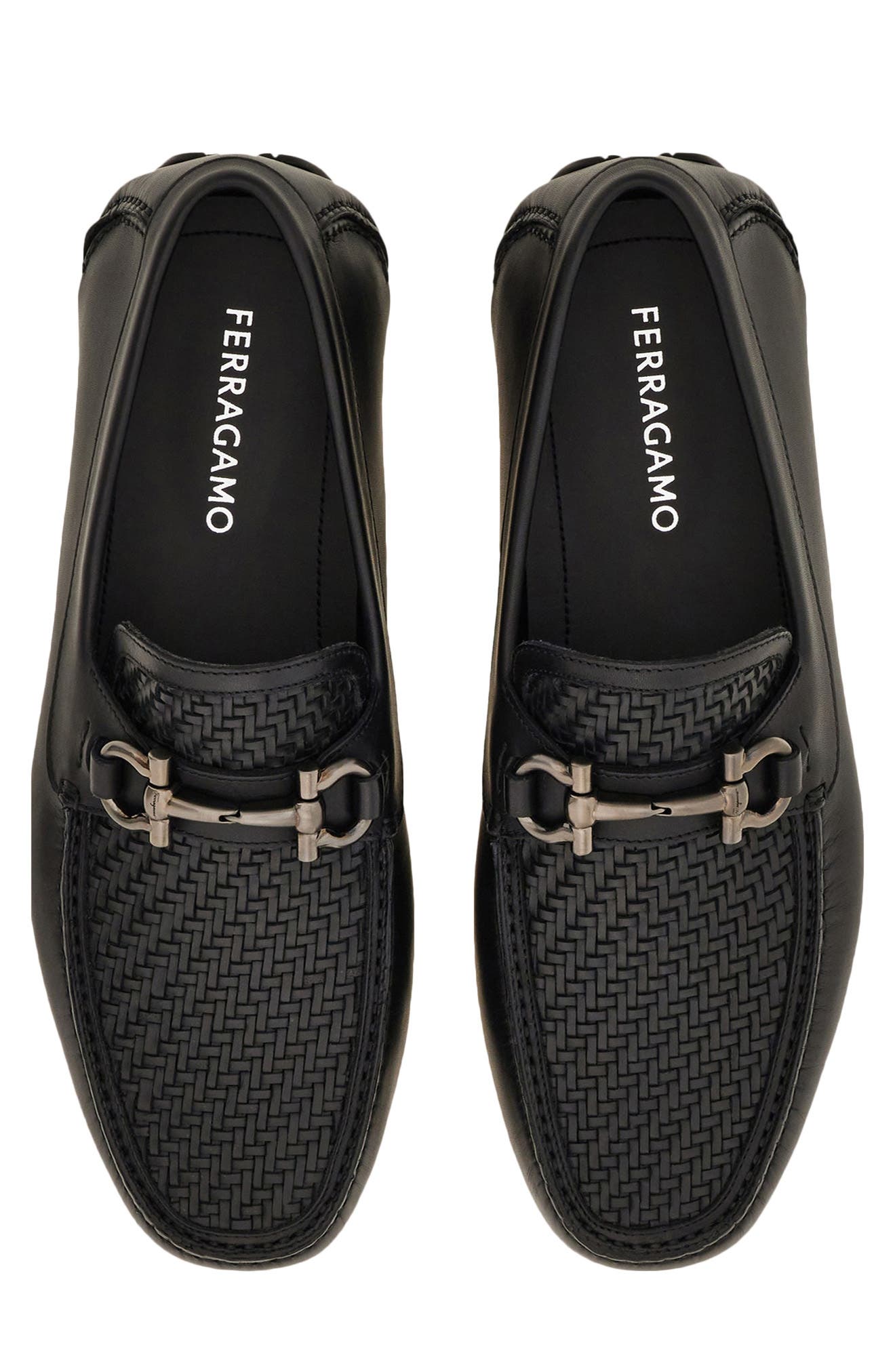 FERRAGAMO Parigi Bit Driving Shoe, Alternate, color, Nero Nero Nero