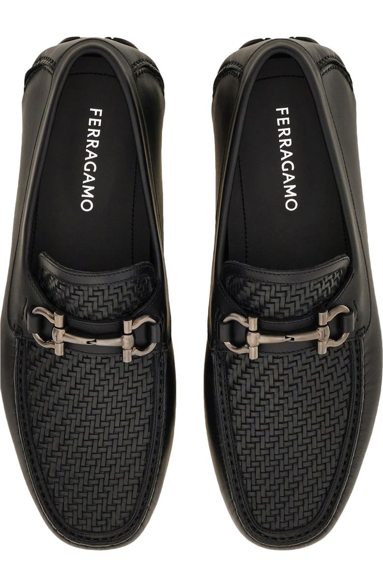 FERRAGAMO Parigi Bit Driving Shoe, Alternate, color, Nero Nero Nero