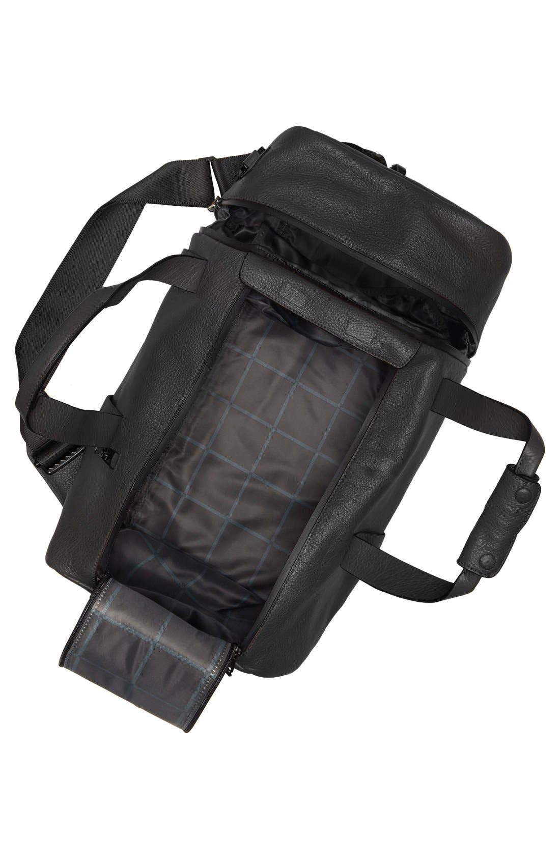 Vince Camuto 'Mestr' Leather & Suede Duffel Bag, Alternate, color, 