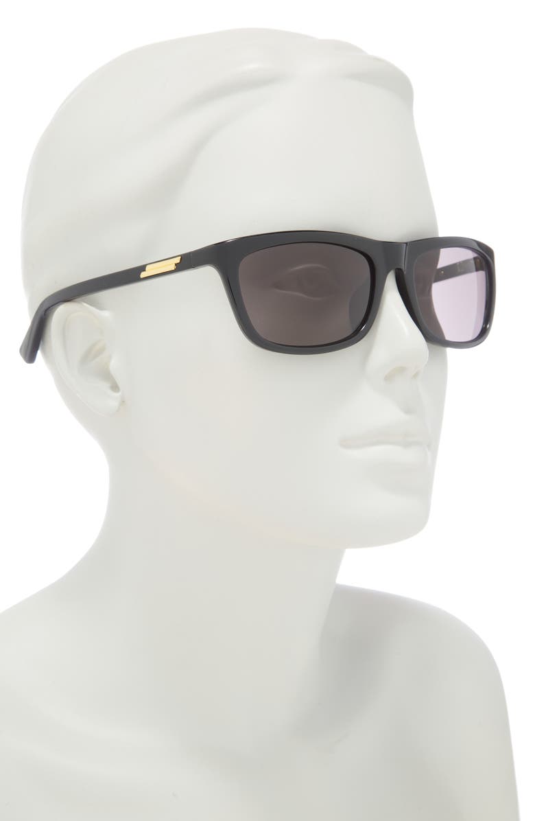 Bottega Veneta 58mm Square Sunglasses, Alternate, color,