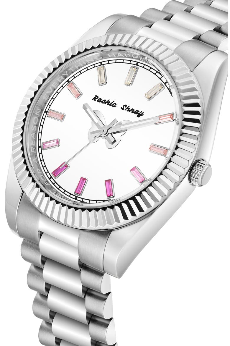 La Mariposa Bracelet Watch, 36mm, Alternate, color, OMBRE PINK