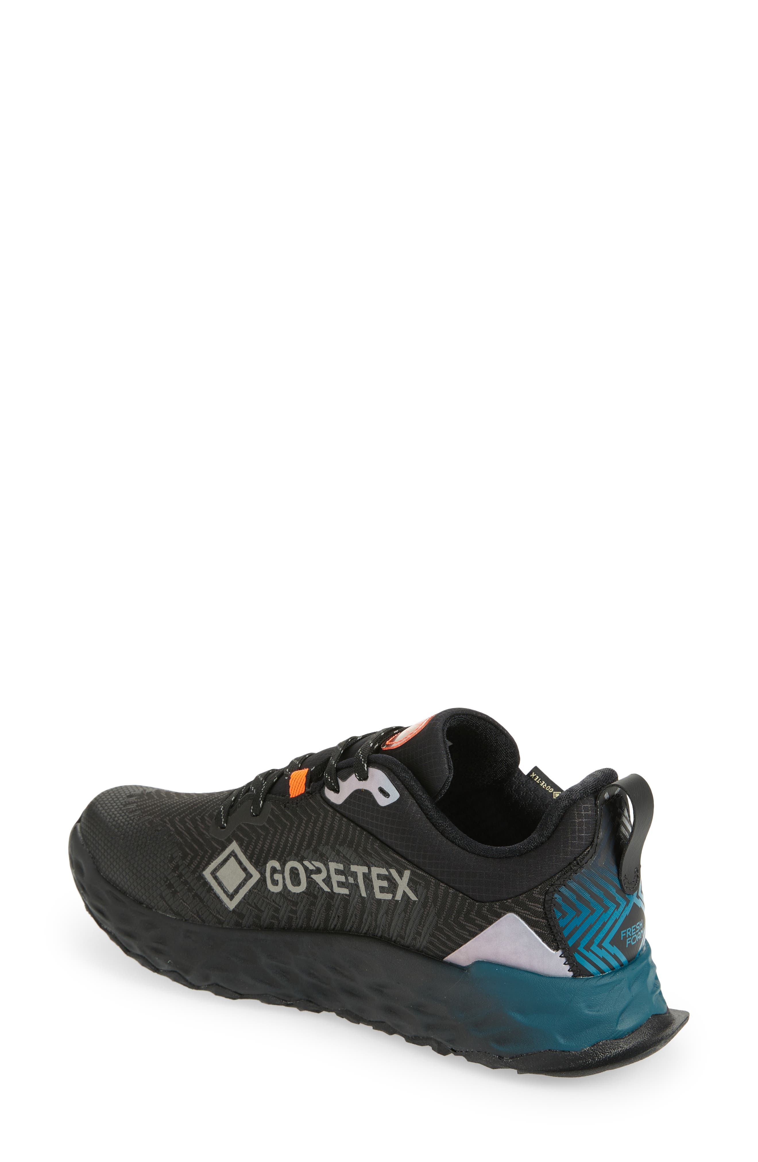 Fresh Foam Hierro v6 Trail Running Shoe, Alternate, color, BLACK