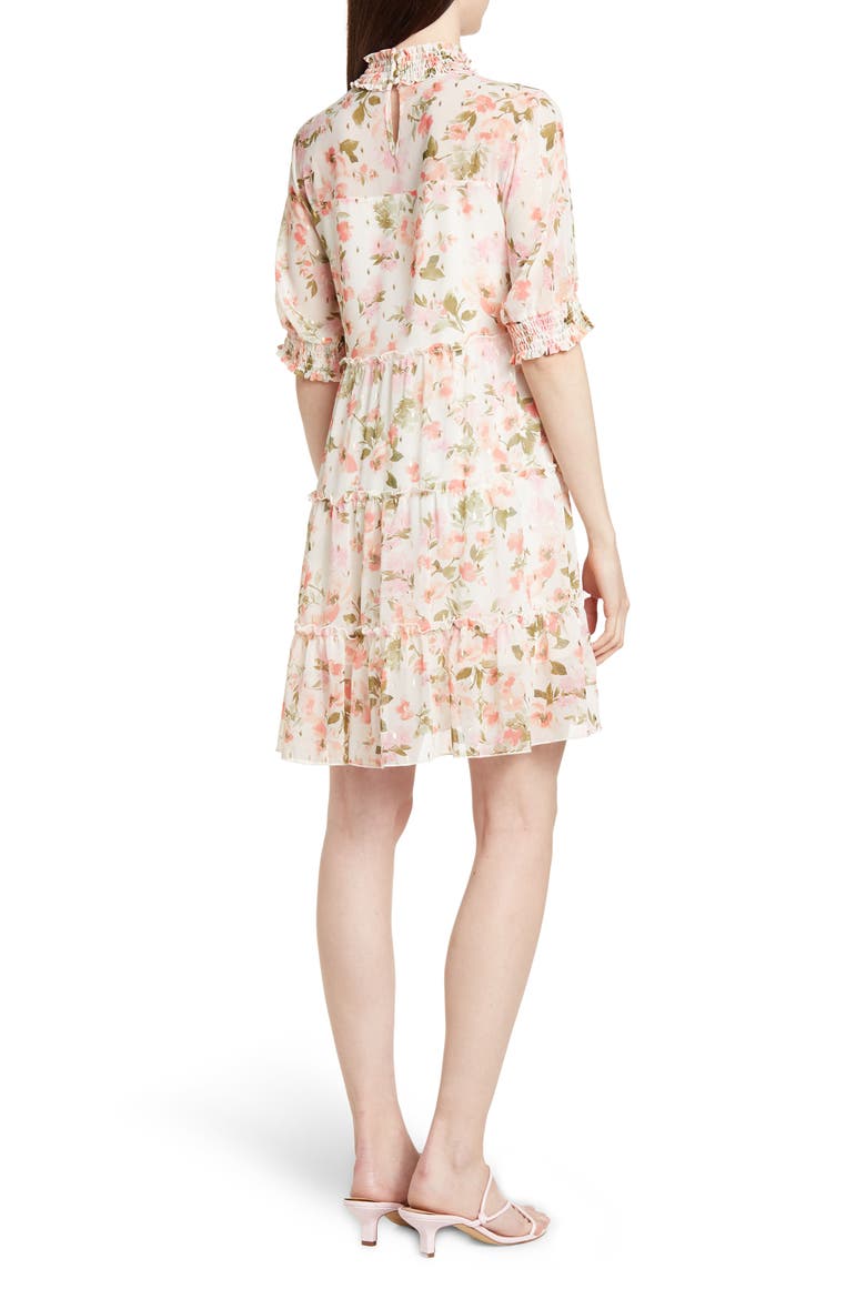 Marion Smock Neck Babydoll Dress, Alternate, color, DREAM OF FLOWERS