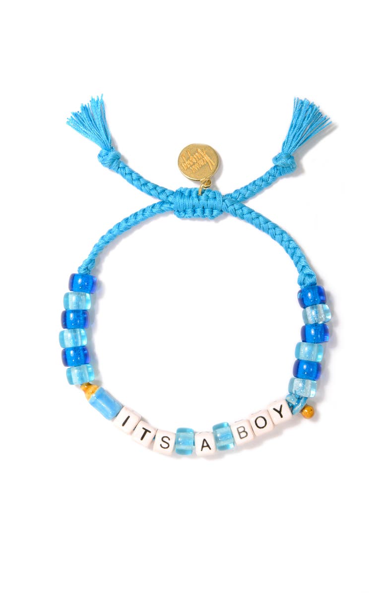 Venessa Arizaga It's A Boy Bracelet, Main, color, Blue