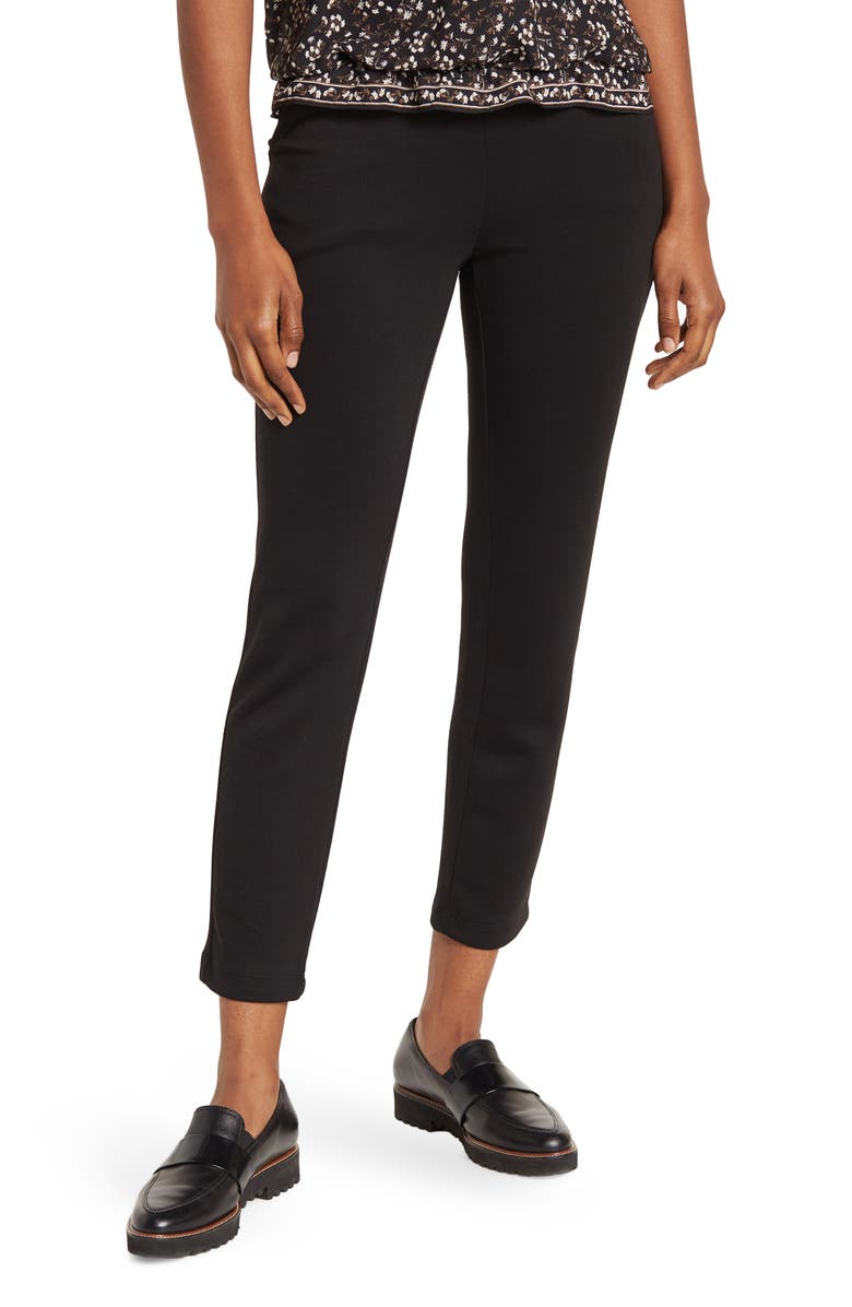 MAX STUDIO Slim Fit Scuba Trousers, Main, color, 