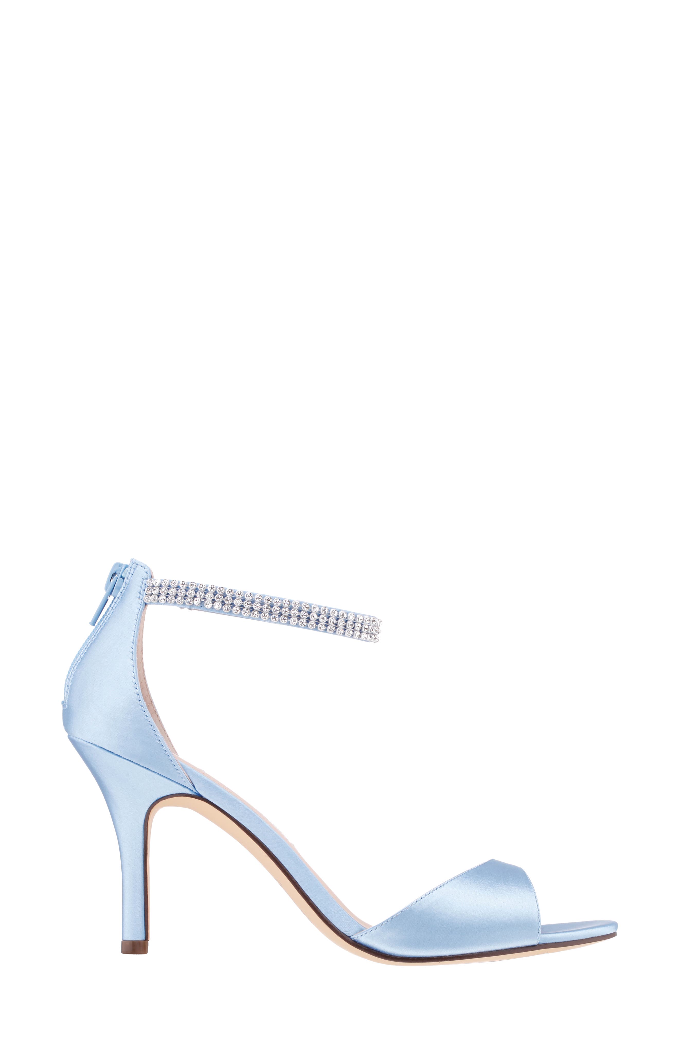 Nina Volanda Ankle Strap Sandal, Alternate, color, Sky Blue