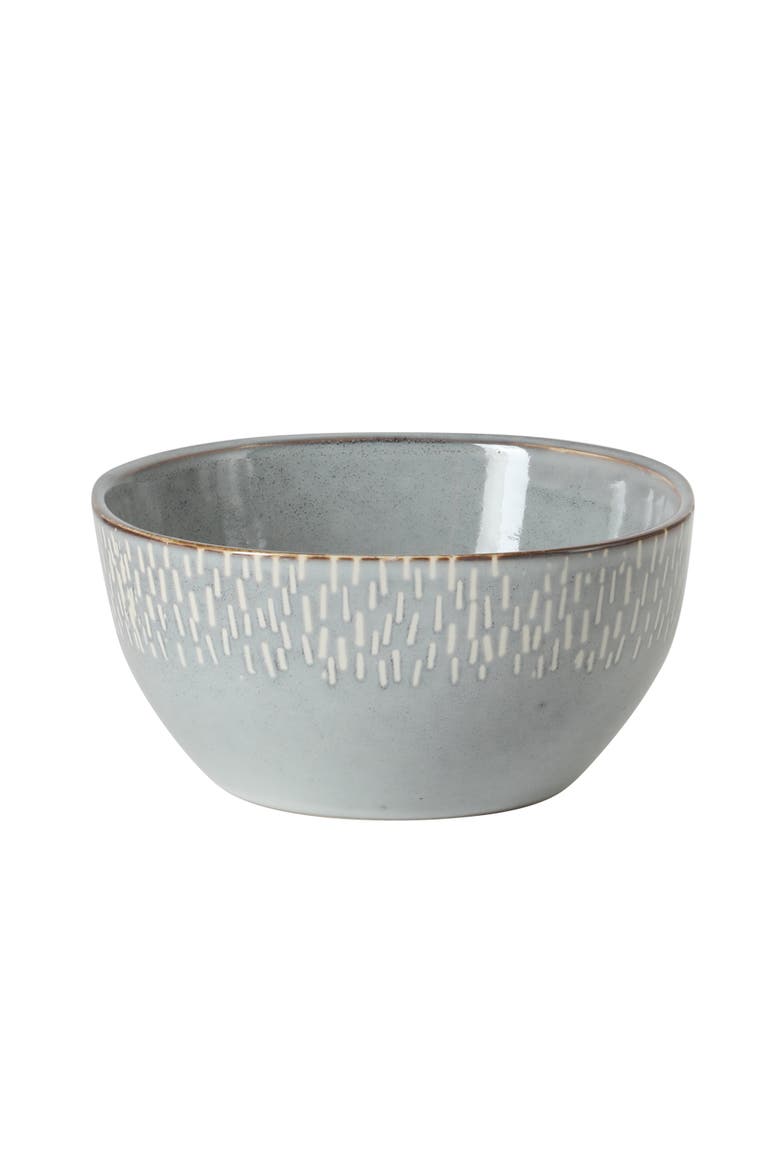 Jasper 16 Piece Plates and Bowls Reactive Glaze Dishes Stoneware Ceramic Dinnerware Set - Service for 4, Alternate, color, Grey