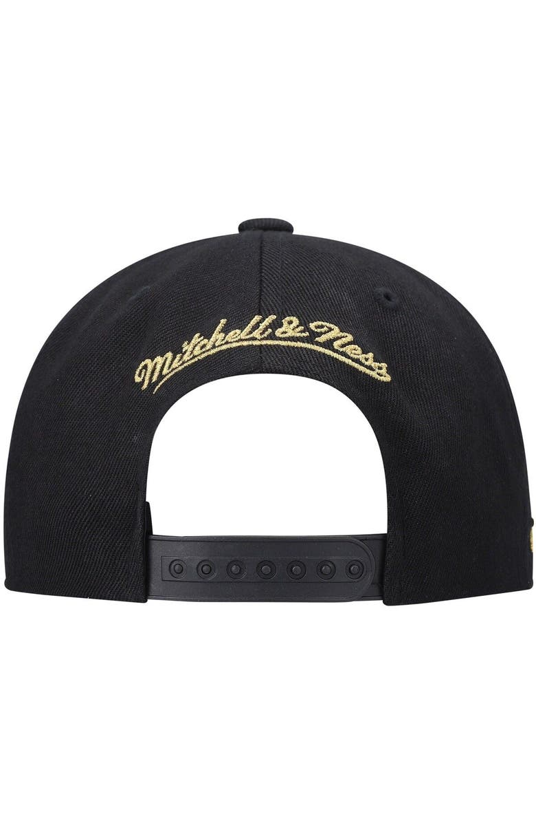 Mitchell & Ness Men's Mitchell & Ness Black Utah Jazz NBA 75th Anniversary Snapback Hat, Alternate, color,