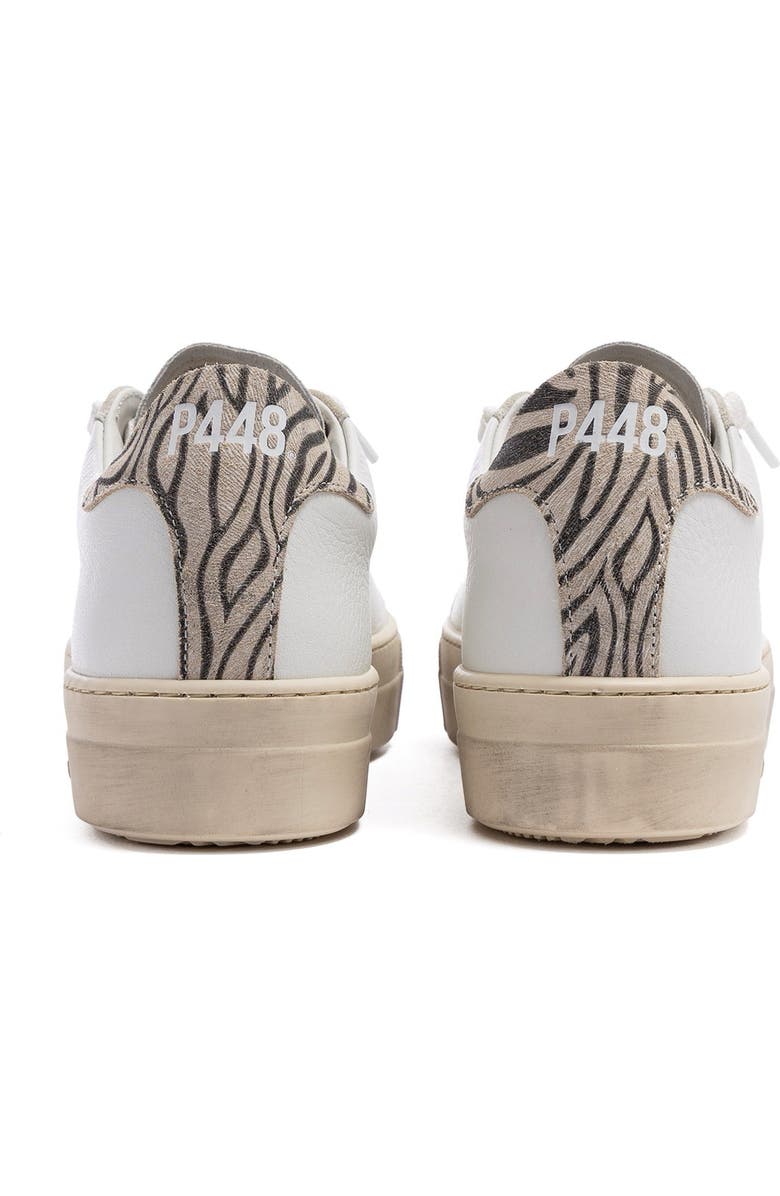 P448 Thea Platform Sneaker, Alternate, color, Zebra White