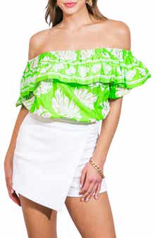 FLYING TOMATO Off the Shoulder Top