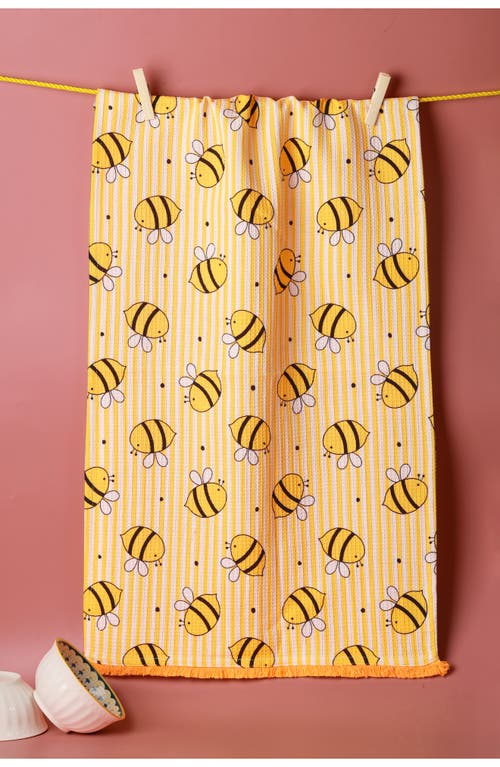 Tiramisu 3-piece Kitchen Towel Set In Orange
