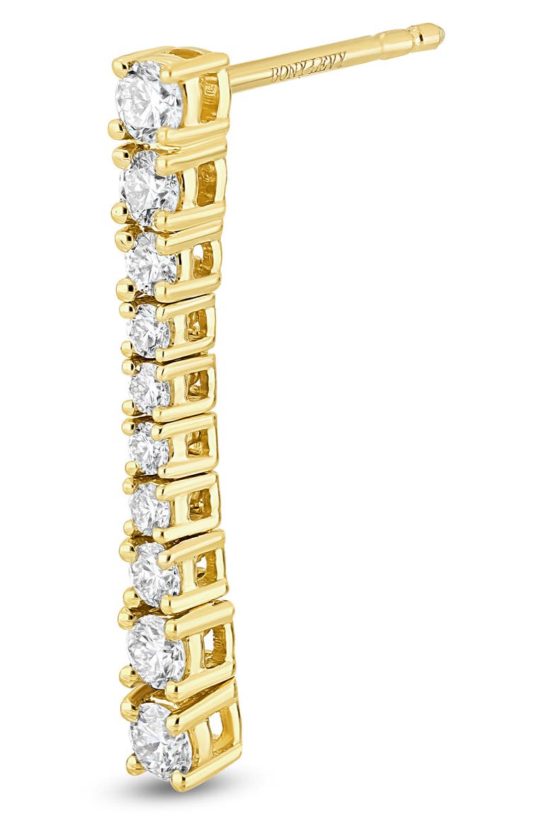 18K Gold Audrey Diamond Drop Stud Earrings, Alternate, color, 18K YELLOW GOLD