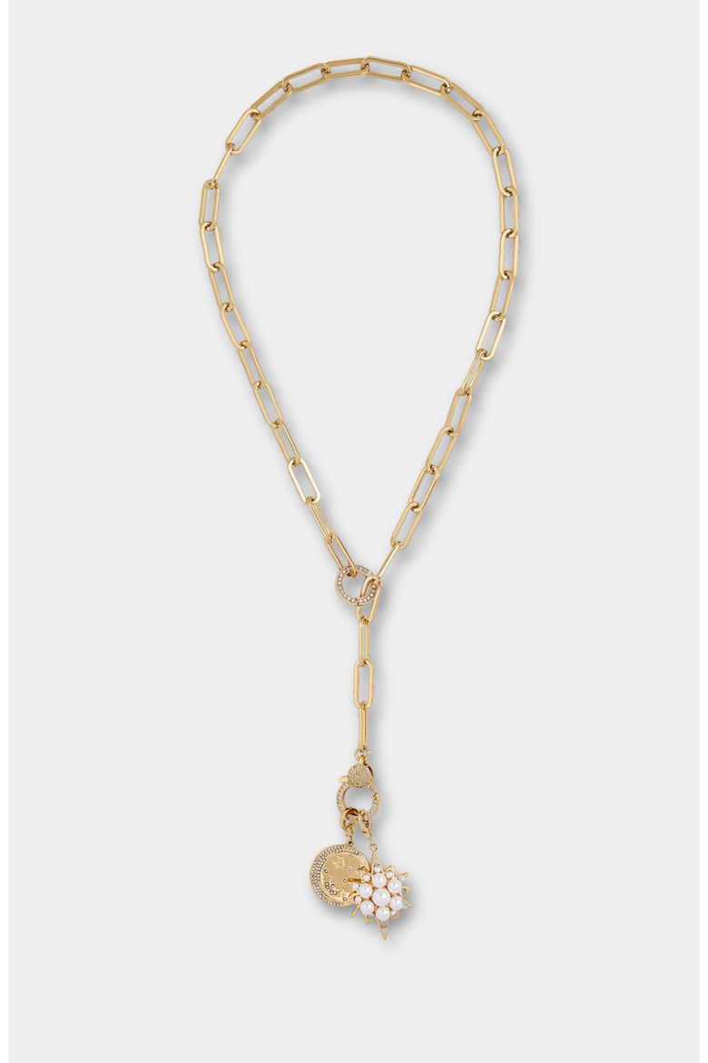 Jane Pave Lariat Convertible Link Chain, Alternate, color, Gold