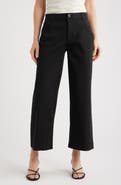 Wit & Wisdom Wyatt Skyrise Crop Wide Leg Twill Pants