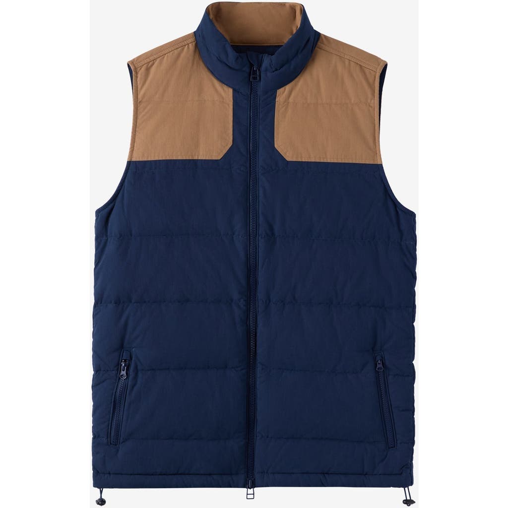 Mountain Khakis Ryker Peak Down Vest In Crater Navy