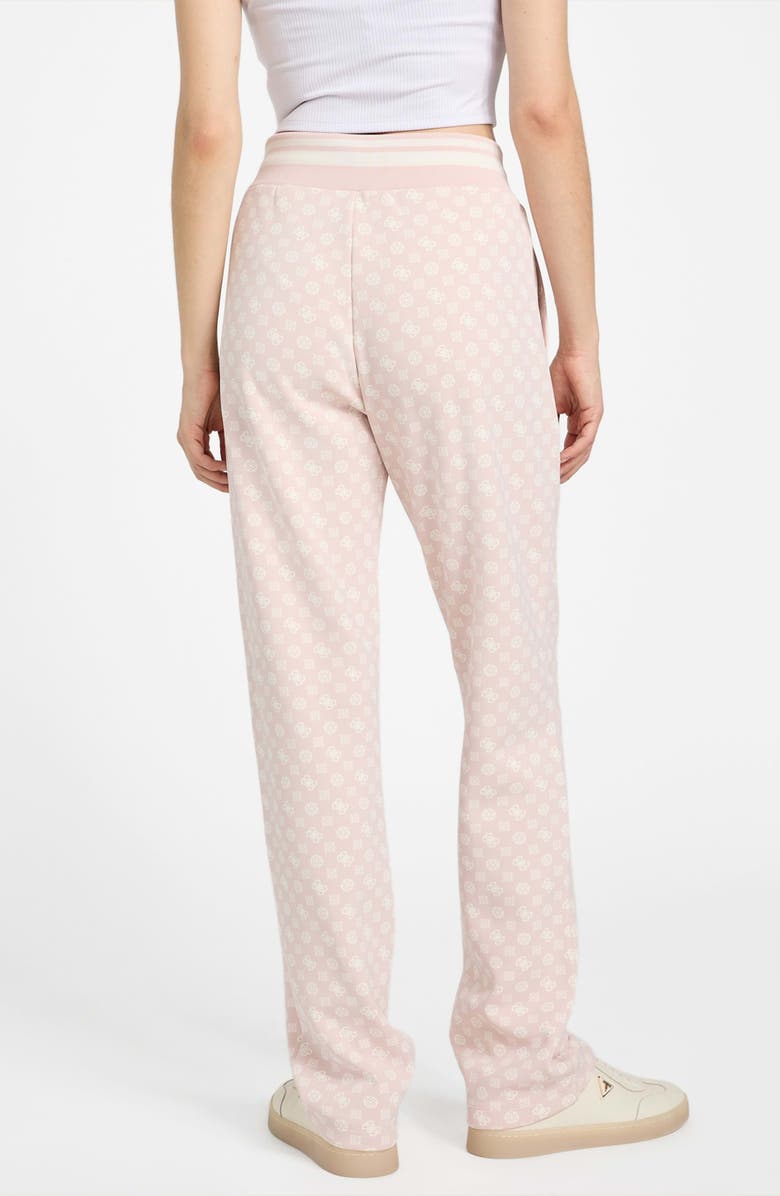 GUESS New Aggie Straight Leg Pants, Alternate, color, Pink