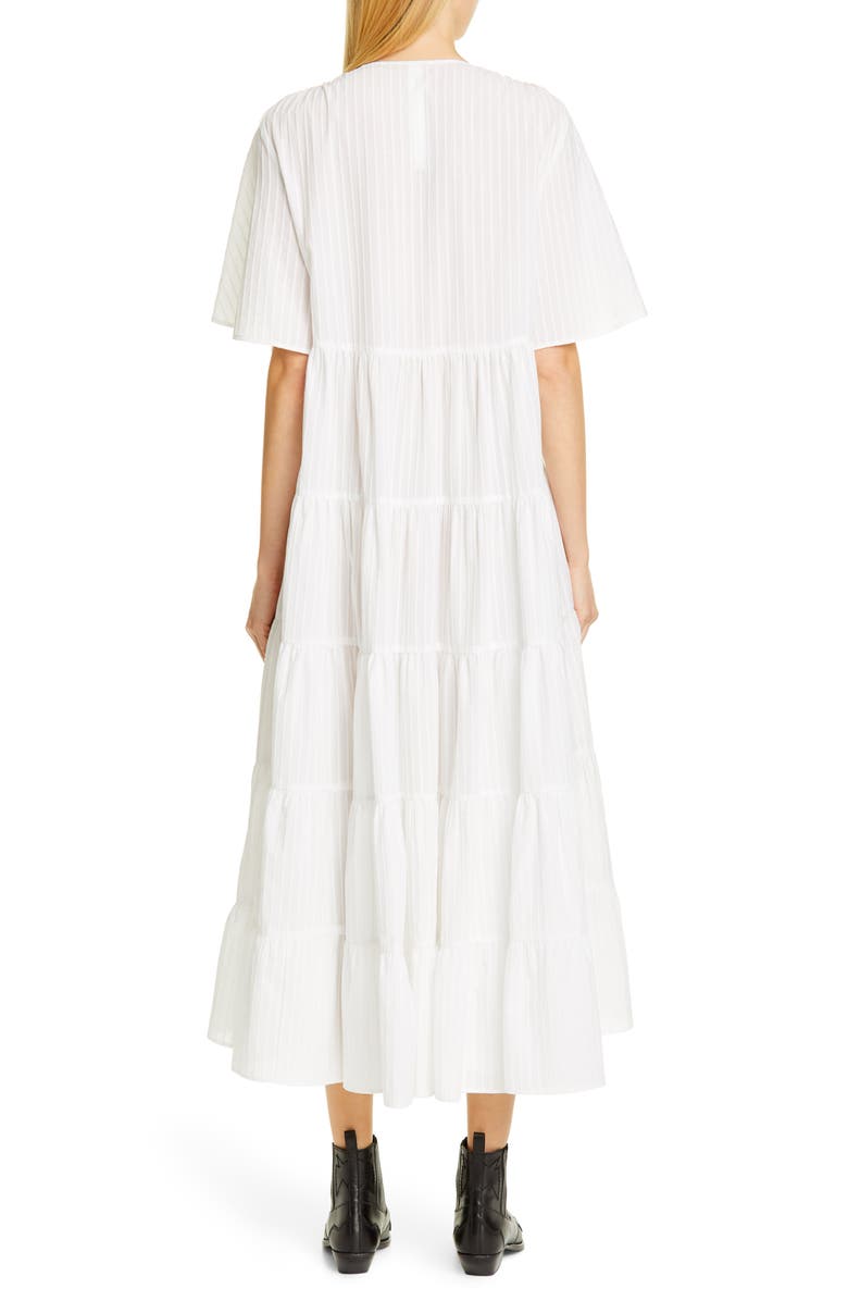 Merlette Sinharaja Chenille Stripe Midi Dress, Alternate, color,