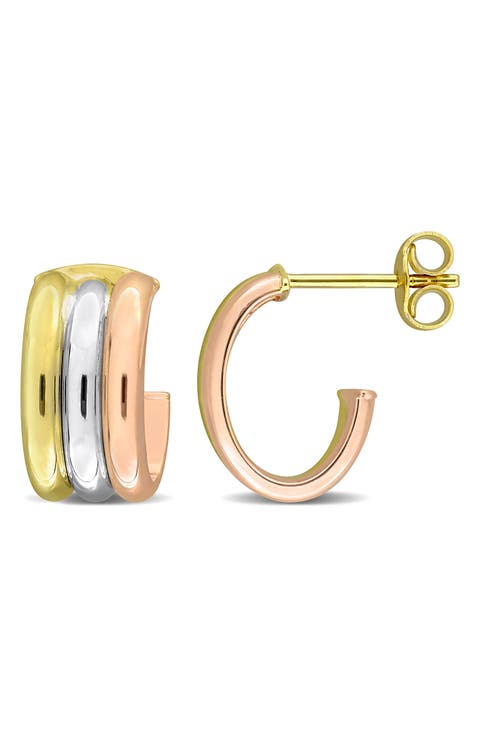 Triple C Hoop Earrings