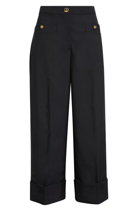 Hopsack Suiting Trousers