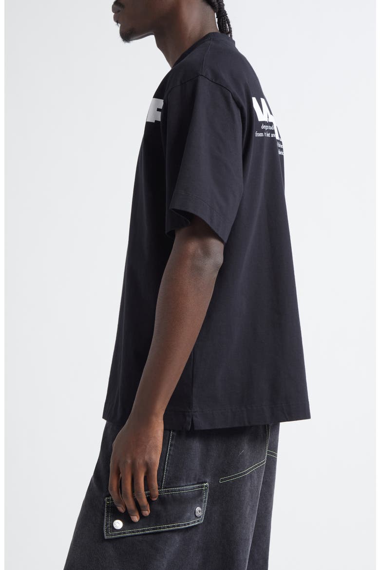 Shared Logo Cotton Graphic T-Shirt, Alternate, color, BLACK - WHITE