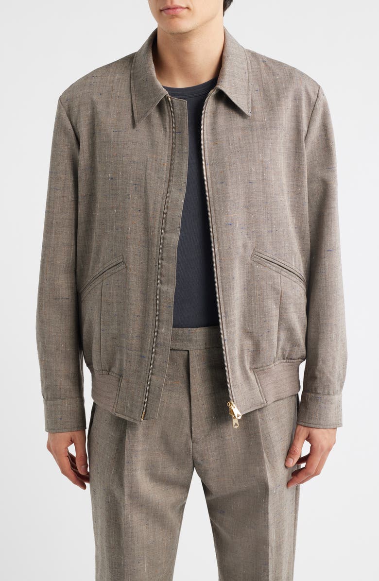 Paul Smith Regular Fit Wool Blend Jacket, Main, color, Beige
