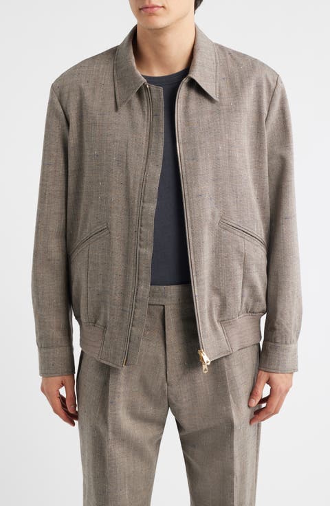 Regular Fit Wool Blend Jacket