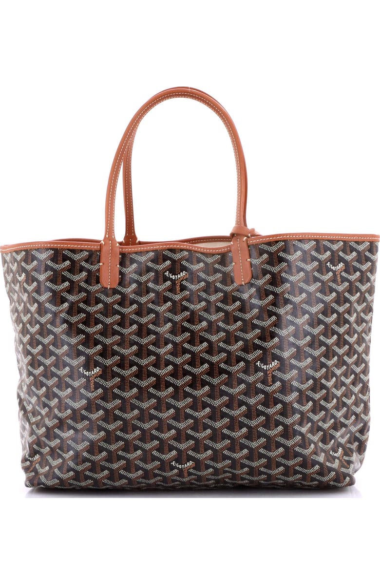 Pre-Owned Goyard Saint Louis Tote Coated Canvas PM, Alternate, color, Brown
