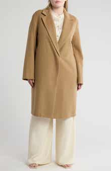 Vince Classic Straight Wool Blend Coat