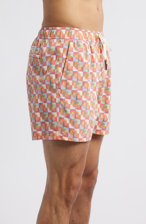 Fair Harbor The Bungalow Water Repellent Swim Trunks In Multi