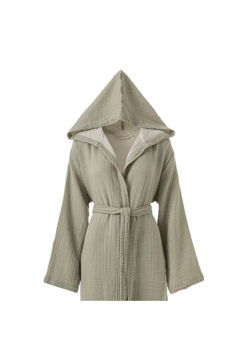 Soho Supersoft 4-Layer Cotton Gauze Robe, Alternate, color, Sage Green - L/XL