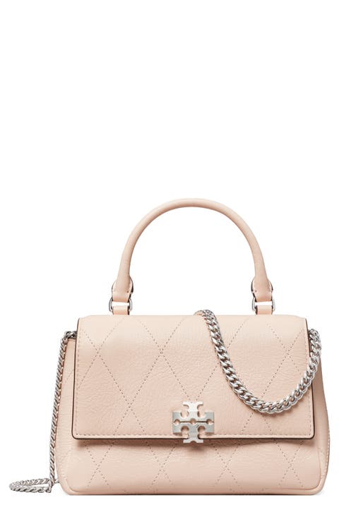 Charlie Quilted Leather Top Handle Bag