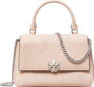 Tory Burch Charlie Quilted Leather Top Handle Bag