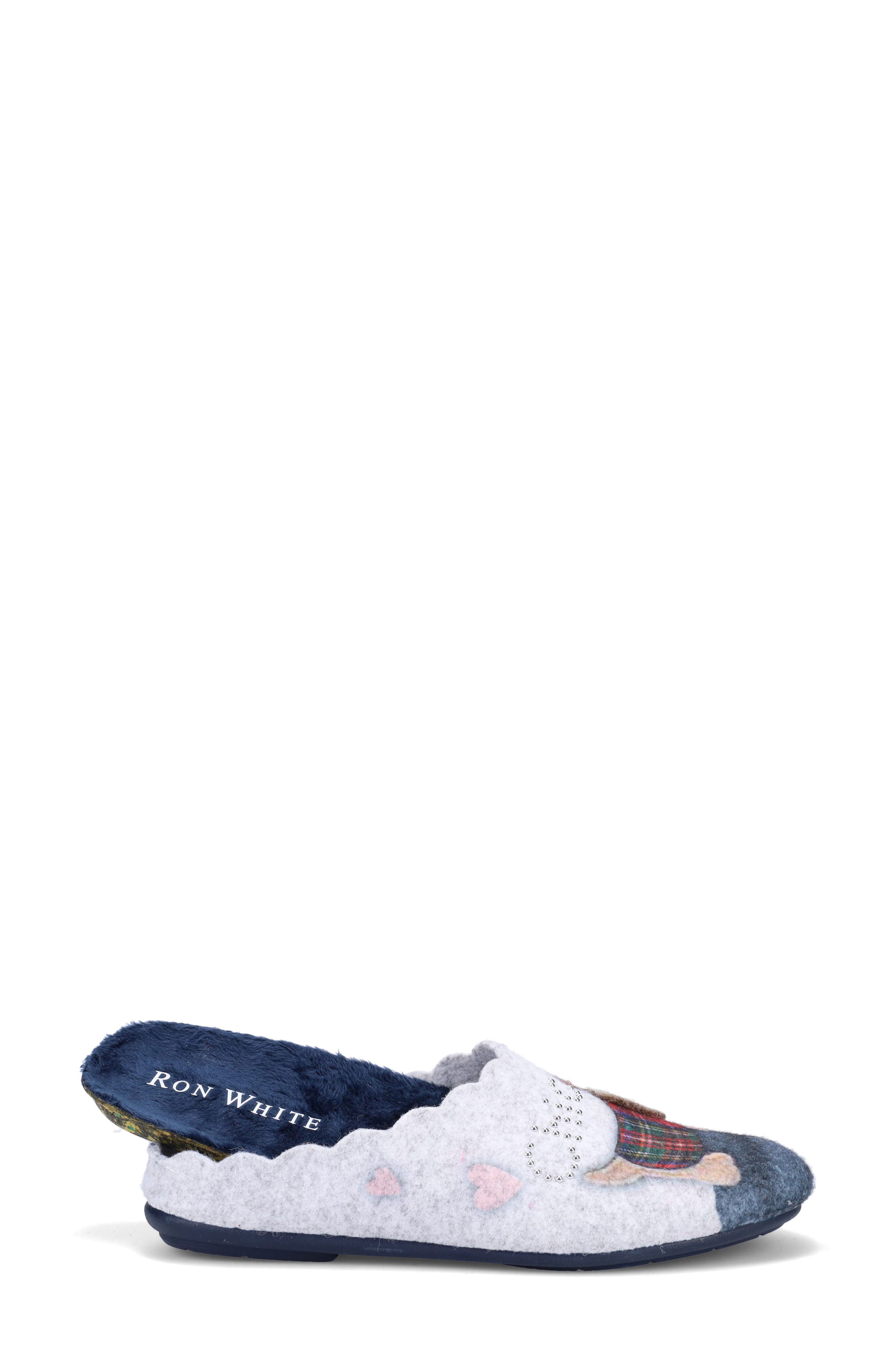 Ron White Lupin Wool Felt Slipper, Alternate, color, Denim