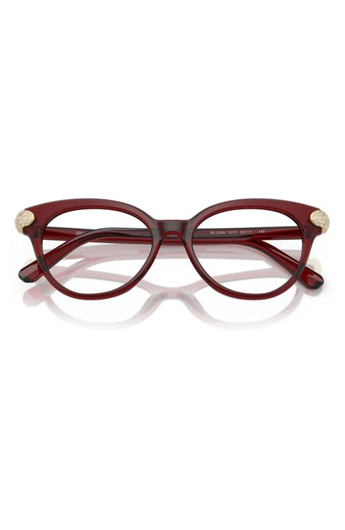 Swarovski 53mm Phantos Optical Glasses In Brown