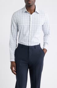 Bonobos Tech Check Print Button Front Shirt