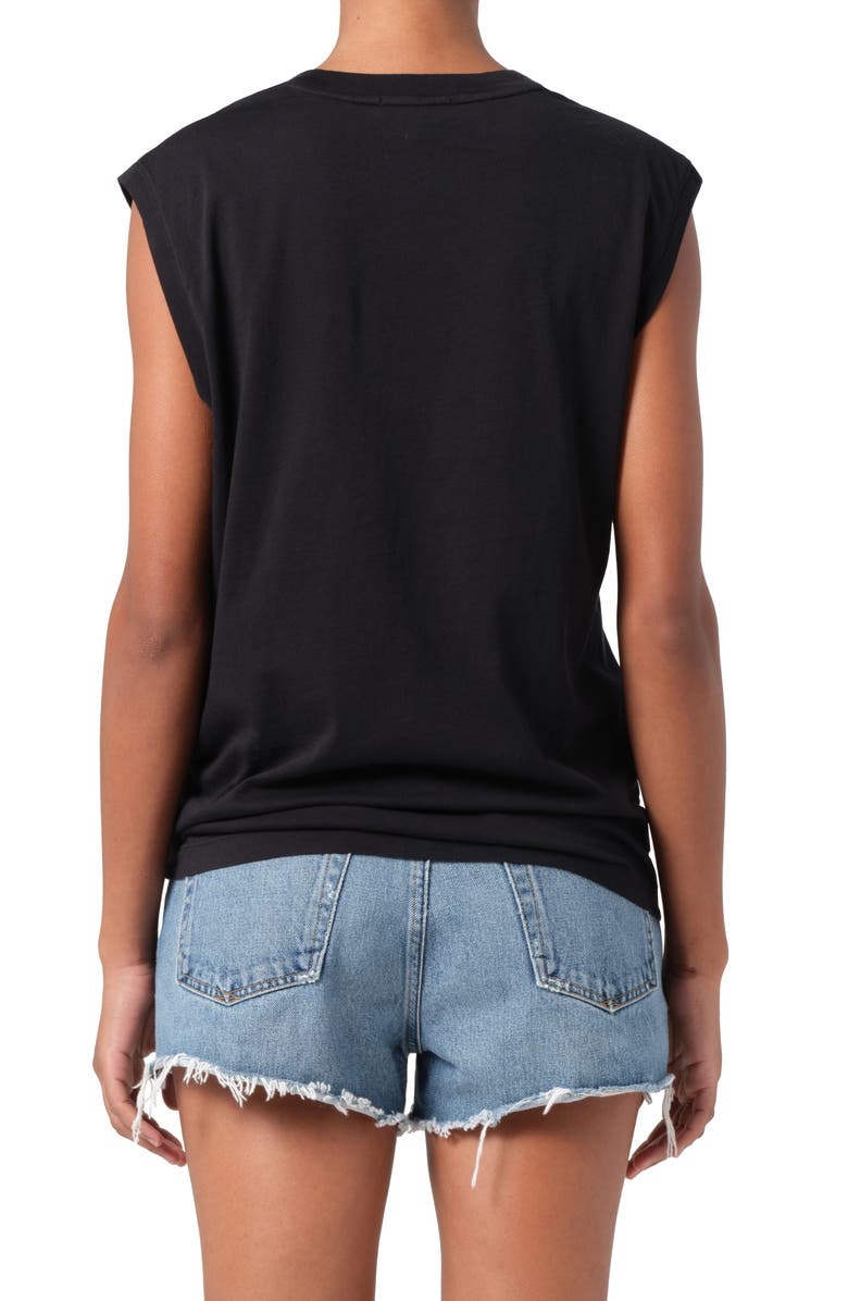 AGOLDE Raya Muscle Tee, Alternate, color, Black