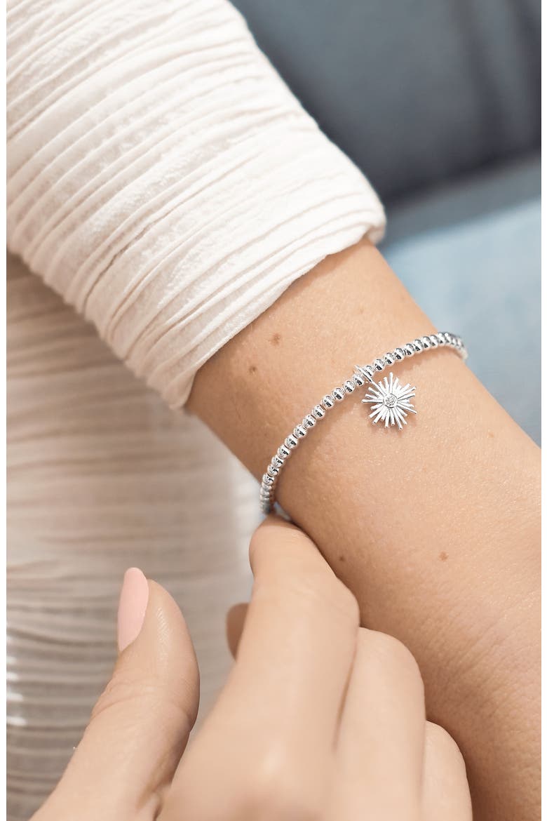 A Little 'Happy Retirement' Bracelet, Alternate, color, Metallic Silver