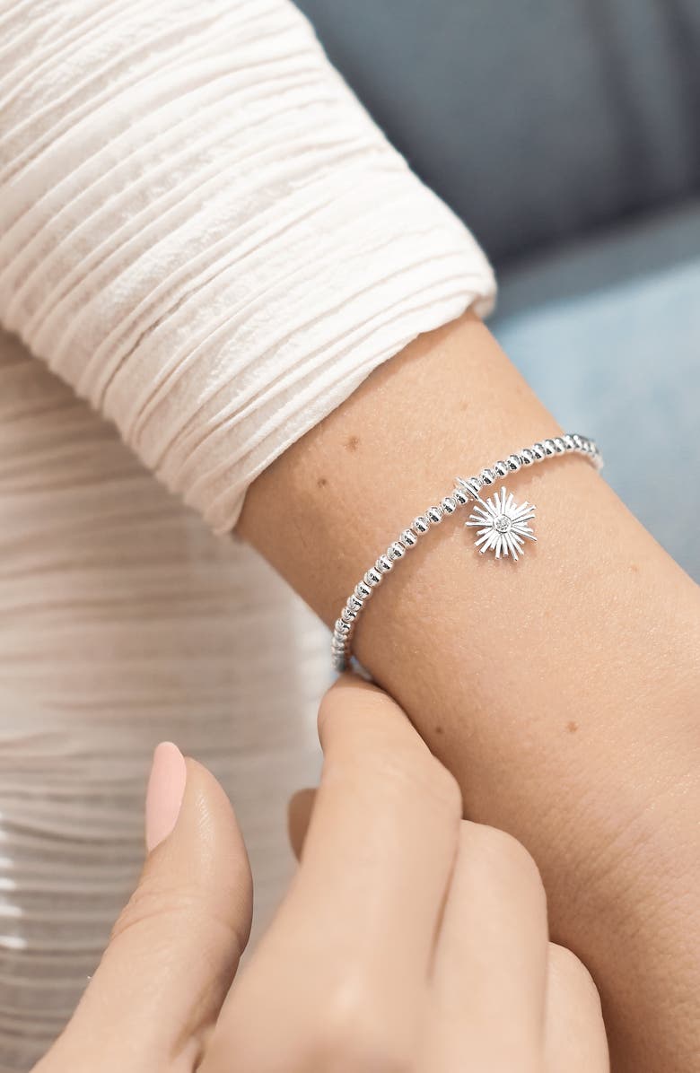 A Littles & Co A Little 'Happy Retirement' Bracelet, Alternate, color, Metallic Silver