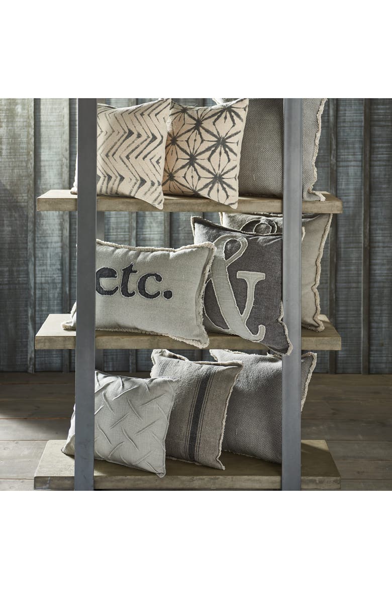 Semere Square Throw Pillow, Alternate, color, Gray